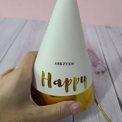 ABKZYXW Paper Party Hats, PaperParty Hats for Birthdays, Fun & FestiveHeadwear for Kids & Adults