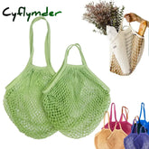 20 Colors Reusable Shopping Bags Portable Net Bag Fruit Vegetable Storage Eco-Friendly Cotton
