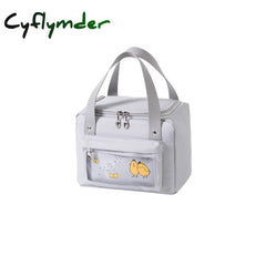 7-Colours Insulated Heat Lunch Bags Women Kids Tote Thermal Cooler Foods Outdoor Picnic Portable