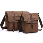 Cyflymder Retro Men Messenger Bags vintage Canvas Handbags Leisure Work Travel Bag Man Business Crossbody Bags Briefcase for Male Bolsas