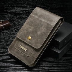 Cyflymder Men Universal PU Leather Waist Bag Belt Clip Holster Fanny Pack Durable Outdoor Mobile Phone Pouch