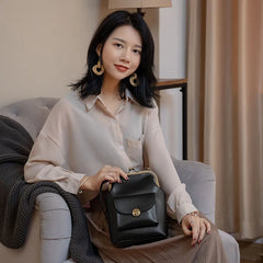 Cyflymder women shoulder bags Korean style Metal Buckle clip Ladies Handbags PU Leather lady Sling bag female Crossbody Bag purses