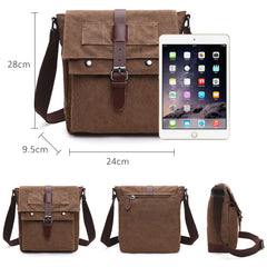 Cyflymder Retro Men Messenger Bags vintage Canvas Handbags Leisure Work Travel Bag Man Business Crossbody Bags Briefcase for Male Bolsas