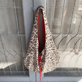 Cyflymder Spring Popular Leopard Print Large-capacity Shoulder Bag Women's 2025 Versatile Messenger Tote Bag Retro Commuter Shoulder Bag