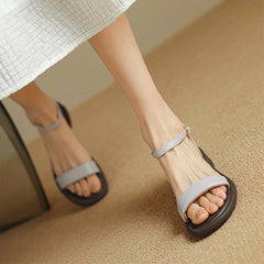Cyflymder Women's Heeled Sandals Fashion Elegant Woman Shoes Dress Walking Comfort Slippers New Brand Chunky Mujer Flip Flops