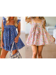 Cyflymder Elegant Lace Off-Shoulder Maxi Dress with Ruffle Hem and Adjustable Straps for Beach Wedding Evening Party Vacation