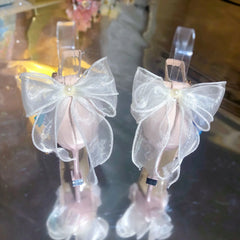 Cyflymder Women Heels Bridal Wedding Heel Lolita Pink Blue High Heels Shoes for Woman Party Shoes Woman Mary Jane Y2K Heel Elegant