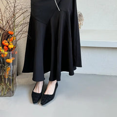 Cyflymder Shoes Woman 2025 Modis Female Footwear Square Toe Shallow Mouth Casual Sneaker Low Heels Clogs Platform New Cute Dress On Heels