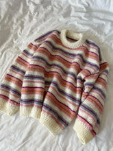 Cyflymder Girly Loose Colorful Stripes Sweater Maiden Woman Knitwear Cute Y2K Harajuku Fashion Pullover Aesthetic Sweet Classic Clothing