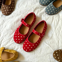 Cyflymder Sweet Women's Mary Jane Shoes Exquisite Round Head Casual Shoes for Woman Fashion Ballet Flat Shoe Designer Shoes Zapatos Mujer