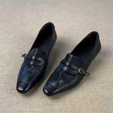 Cyflymder Fashion Womens Shoes Retro Luxury Genuine Leather Loafers for Woman Classic Britain Casual Shoes Designer Shoes Zapatos De Mujer