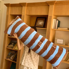 Cyflymder Fleece throw pillow milk fleece throw pillow long bed head by maternity throw pillow pinch leg waist rest