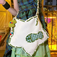 Cyflymder High-capacity Fashion Chic Star Bags Women All Match Streetwear Crossbody Bag 2025 Sweet Y2k Aesthetic Trendy Shoulder Handbags