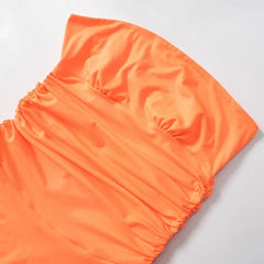 Cyflymder Ruffled Bodycon Beach Dress For Women High Waist Slim Mini Dress Ladies Holiday Casual Off Shoulder Sexy Dress Woman