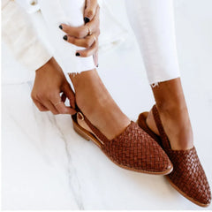 Cyflymder Flat Heels Women Shoes Summer Spring Loafers Shoes Light Outdoor Slippers Back Strap Muller Shoes