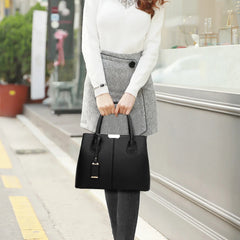 Cyflymder Elegant Handbags Women Bags Messenger Large Capacity PU Leather Crossbody Bags Fashion Girls Shoulder Bag Hand Tote Bag