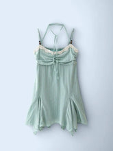 Cyflymder Lace Patchwork Neck Hanging Versatile Slimming Camisole Dresses