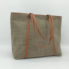 Cyflymder Fashion Retro Versatile Canvas Tote Bag Leisure Student Shoulder Bags Portable Handbag with Hasp for Women Сумка Женская Summer