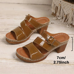 Cyflymder Summer New Fashion Women Shoes Slippers Comfortable Platform Shoe High Heels Leisure Outdoor Beach Slippers Women 6951