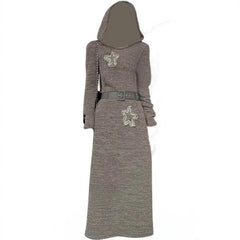 Cyflymder Extra Large Size Retro Star Print Hooded Dr Spicy Girl Sle Women's Faion for plus Size 200 Pou Winter Collection