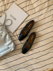 Cyflymder Shoes Woman Flats Modis Slip-on Soft Dress 2025 Comfortable Summer Slip On Retro New Spring Mary Janes Soft Shoes Woman Comforta