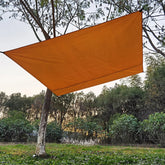 Cyflymder 210*150cm Folding Waterproof Rectangle Sun Shade Sail Canopy For Outdoor Activities Backyard Awning Camping Tents Shade Cloth