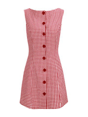 Cyflymder Elegant Floral Print Sleeveless V-Neck A-Line Mini Dress with Belted Waist and Ruffle Hem for Summer Wedding Party