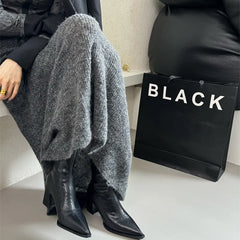 Cyflymder High Heel Pointed Toe Women Ankle Boots Ladies Elegant Slim Short Booties Autumn Winter Womem's Shoes