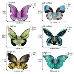 Cyflymder Chic Dimensional Butterfly Barrettes Women New Non-Slip Claw Clip Elegant Hairpin for Travel Ready Style