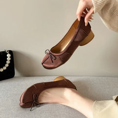 Cyflymder New Women Mary Jane Shoes Exquisite Japanese Style Low Heels for Woman Elegant Shallow Casual Shoes Designer Shoes Zapatos Mujer