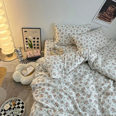 Cyflymder Fresh Style Bedding Set 100% Cotton Bed Linen Set for Home постельное бельё набор Soft Duvet Cover Pillowcase with Bedsheets