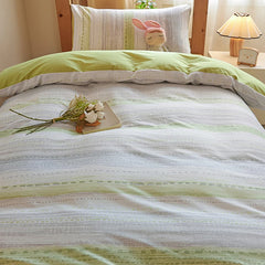 Cyflymder Pure Cotton Bed Sets for Student Dormitory 4Pcs New Cartoon Printed Skin-Friendly Bedding Sets High-Quality Single Bedclothes