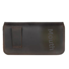 Cyflymder Vintage American Style Genuine Leather Men's Waist Bag Crossbody Phone Pouch Furry Cow Leather Top Layer Batch Production