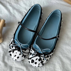 Cyflymder Bow Women Mary Jane Shoes Flats Designer Shoes Shallow Summer Fashion Loafers Shoes New Walking Comfort Soft Woman Zapatos