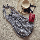 Cyflymder Strap Mini Dress Backless Cute Sleeveless short summer dress cotton plaid embroidery dress V-neck sexy women party dresses