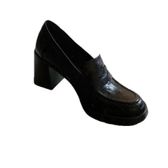 Cyflymder High Heels Women Loafers Shoes Chunky Fashion Woman Ankle Shoes Pumps Party Dress Shoes New Designer Mujer De Sandalias