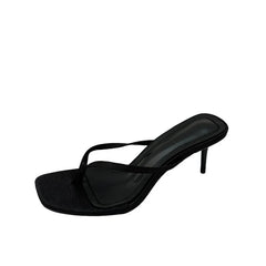 Cyflymder Female Shoes Slippers Casual Women Heels Peep Toe Platform Rubber Flip Flops Flock Med 2025 Luxury High Hawaiian Soft Pumps Sexy