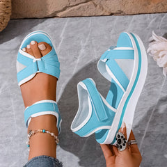 Cyflymder Fashion Women Shoes Sandals Wedge Shoes Woman Casual Women's Sandals Party Retro Sandal Women Female Footwear