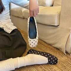 Cyflymder Summer High Quality Shoes Girl Flat Base Shoes Fashion Square Head Elegance Women Patent Faux Leather Comfort Shoes 655