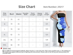 Cyflymder High Waist Printed Wrap around One oulder Dr Faionable Spring New Arrival Women's Polyester Casual Dress
