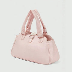 Cyflymder Japanese Style Sweet Cute Bow Handbag Women Simple Gentle Shoulder Bag Ladies Leather Delicate Fashion Pleated Underarm Bag 2025