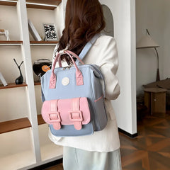 Cyflymder Insulated Waterproof Mama Backpack - Large Capacity Nursing Bag for Women, Stylish Diaper Bag with Multi-Compartment & Thermal