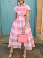 Cyflymder Women Spring Summer Pin Up Casual Party Dress 2026 Retro Robe 60s 50s Vintage Rockabilly 1960s 1950s Swing Dress Vestidos