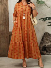 Cyflymder Women s Maxi Dress Stylish Sleeveless Floral Print V Neck A-Line Summer Dress with Side Pockets and Belt