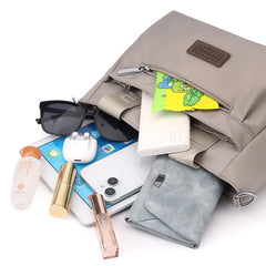 Cyflymder Oxford Hobo Handbags Waterproof Nylon Crossbody Bag for Women, Top Handle Multi Compartment Tote Purse Bags for Work Travel Shop