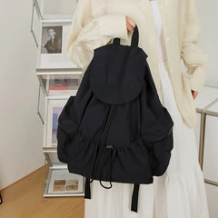 Cyflymder Casual Daypack Backpacks, One Shoulder Backpack, Drawstring Bag, Multiple-Pockets Travel Bag, Suitable for Commuting, Traveling