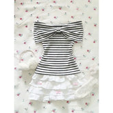 Cyflymder Slim Sling Y2k Women's Tank 2000s Goth Punk Vintage Stripe Crop Top Hot Girl Summer Aesthetic Harajuku Elegant Tees Backless Emo