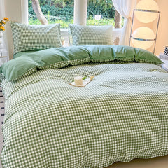 Cyflymder Kawaii Bear Printed Bed Set Floral Duvet Cover Pillowcase Bedding Set Cute Dog Bed Linen Sheet Quilt Cover Full Queen King Size