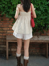 Cyflymder Women s Floral Print Strapless Tube Top with Pleated Detailing Backless Design and Perfect for Summer Clubwear