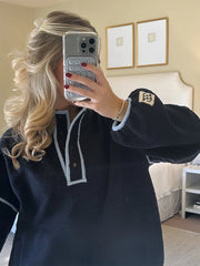 Cyflymder Lamb Fleece Women's Coat Stand Collar Full Sleeve Pockets Loose Female Pullover 2025 Autumn Commute Sport Fashion Lady Pullovers